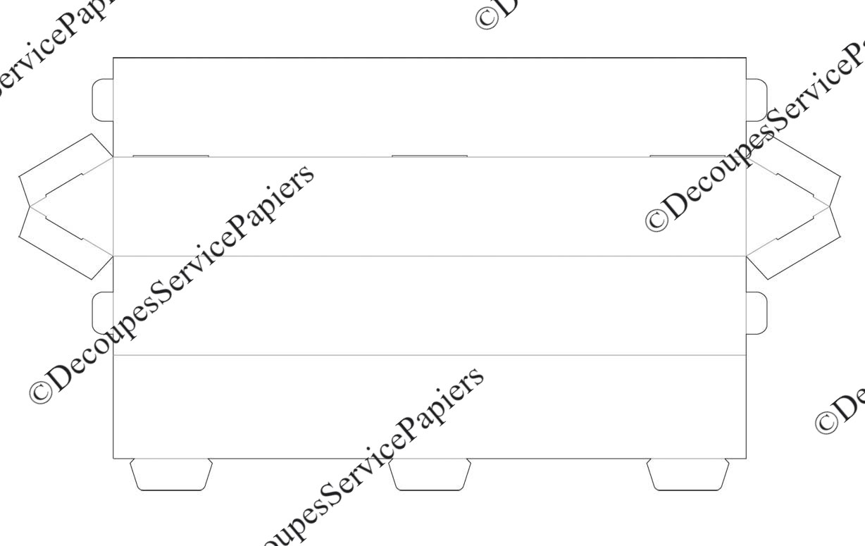 BOITE ETUI FV 300,5 X 47 X 47 O 390 X 205